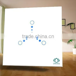 Touch Screen Switch HOT SALE Phone Control Smart Light Switch Zigbee Smart Home Automation System thumbnail-2