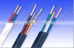 Rated Voltage 300/500V Al Conductor PVC Insulated and Sheathed Flat Cable thumbnail-1