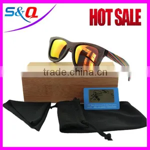 Wooden/Bamboo Temple Sunglasses Skateboard Wood Eyeglasses thumbnail-2