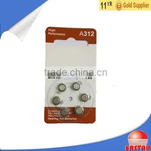 Hearing Aid Battery A312 Zinc Air Battery for Medical thumbnail-1