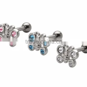 Helix Tragus Stainless Steel Cartilage Earring thumbnail-1