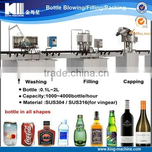 Automatic Glass Bottle Alcohol / Alcoholic Drink Filling Machine Quality Choice thumbnail-1