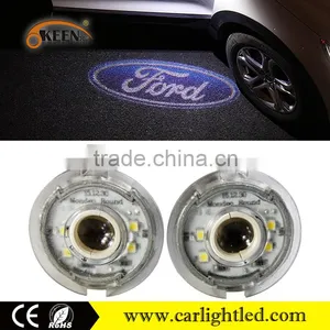 New Product 2016 KEEN Side Mirror Led Laser Car Logo Light Auto Logo Projection Wireless Car Logo Light for Ford Explorer thumbnail-1