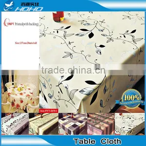 Christmas Embroidery Polyester Table Cloth Quality Choice thumbnail-3
