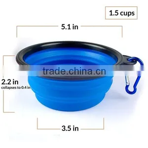 ECO Standard Promotional Reuseable Silicon Pet Feeder Bowl thumbnail-4