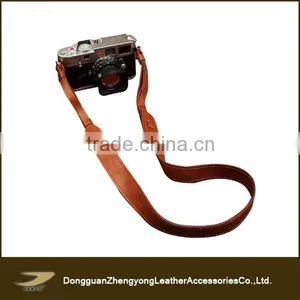 Brown Genuine Leather Camera Shoulder Neck Strap Any Color is Available thumbnail-1