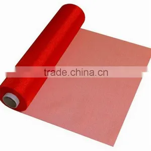 HOT SALE Red Organza Ribbon, Organdy Cloth, Mesh Cloth thumbnail-1