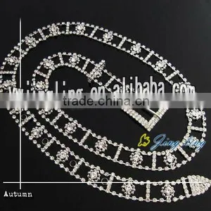 Wedding Crystal Rhinestone Fancy Wedding Belt thumbnail-1