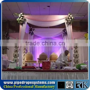 Telescopic Pipe and Drape System, Four Piece Pipe Poles Upright thumbnail-2