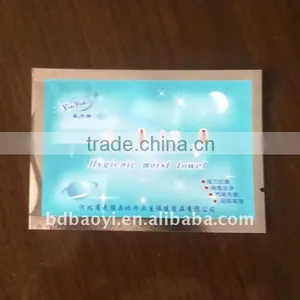 Metalized PET Laminated Small Size Packaging Bags for Sterilized Tissue Paper 10x7cm China thumbnail-1
