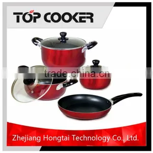 7pcs Pressed Aluminum Prestige Non-stick Cookware Set thumbnail-1
