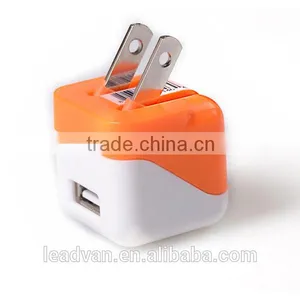 Foldable Usb Wall Charger Colorful 1A Foldable USB Wall Charger thumbnail-1
