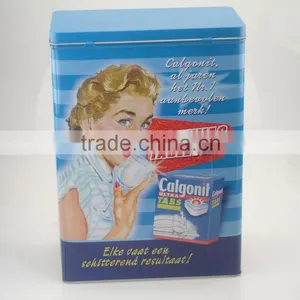 Big and Rectangular Tin Box for Dishwasher Tablet thumbnail-1