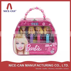 Promotional Empty Metal Lockable Tin Box With Handle thumbnail-1