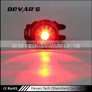 2016 Popular Colourful Silicone LED Bicycle Light With Battery thumbnail-1