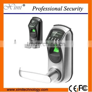 Fingerprint Hotel Lock Handle Lock Small Fingerprint Door Lock Access Control System Optical Fingerprint Scanner Door Lock thumbnail-1