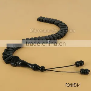 Tiger Eye 33pcs 7*16mm Rectangle Islamic Prayer Beads Misbaha Tesbih Kombolo From Turkey Quality Choice thumbnail-2