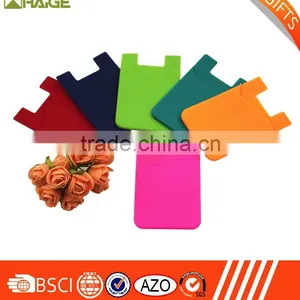 Hot Sale Silicone Smart Wallet/3m Adhesive Sticker Silicone Card Holder thumbnail-3