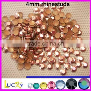 Korean Quality Hot Fix Rhinestuds ,iron-on Rhinestuds, Lt Pink Color thumbnail-1