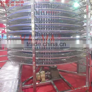 Motorized Plastic Modular Belt Spiral Conveyor/powered Screw Conveyor thumbnail-5