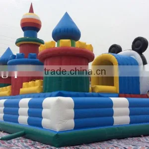 2016 Hot Sale Inflatable Fun City, Outdoor Playground Inflatable Castle, Inflatable Amusement Park thumbnail-3