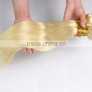 Wholesale Indian Hair #613 Blonde Hair Weft for Reseller thumbnail-5