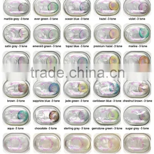 Natural Contact Lenses Freshtone Premium Satin Gray Korean Color Contact Lens Wholesale thumbnail-4