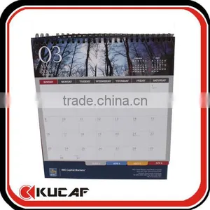 Custom Printing Kraft Promotion Table Calendar 2015 thumbnail-1