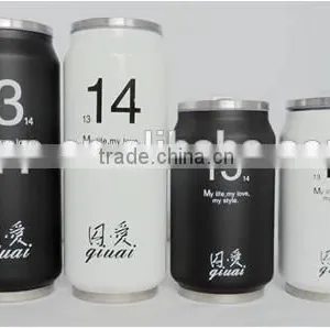 Novelty Stainless Steel Water Bottles,new Design Zip Top Can Shape Drinking Bottles,pop Can Shape Water Bottle thumbnail-1