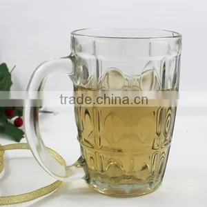 New Beer Glass , Glass Mug Cup,glass Cup With Handle thumbnail-1
