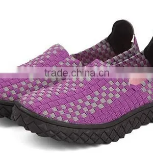 Beautiful Multi Color Handmade Elastic Woven Shoes,casual Shoes thumbnail-2