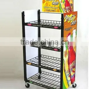 Free Standing 4 Tiers Metal Wrought Iron Wine Bottle Holder HSX-2867 thumbnail-1