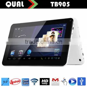 9 Inch Tablet With Webcam Wifi With Allwinner A23 Dual Core 0.3MP/0.3MP 512M/8G Wifi Model With Kitkat Android 4.4 T thumbnail-2