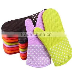 2016 Lengthened Cotton Oven Mitt,silicone Oven Mitt thumbnail-1
