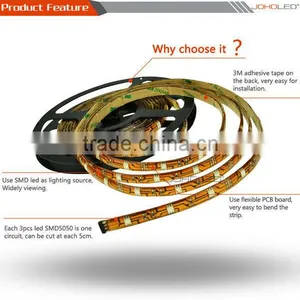 Waterproof DC12V 5050 60leds/m 14w/m CE&RoHS Cerificated Wholesale Rgb Led Strip Light5050 thumbnail-4