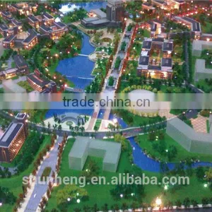 Shanghai Ocean University Miniature Building Model With Lighting thumbnail-1
