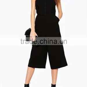 Women's Blouson Jersey-Knit Jumpsuit thumbnail-3