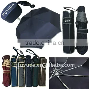Purple Best Quality 3 Folding Aluminum Super Light Umbrella thumbnail-1