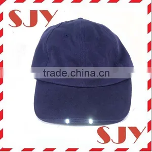 Low Profile Light Weight Cotton Flashing Led Light Baseball Cap thumbnail-2