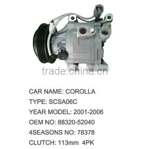 High Quality A/C Compressor For TOYOTA COROLLA,88320-52040 thumbnail-1