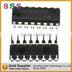 74LS123 74LS123P Dual Retriggerable Monostable Multivibrator ic thumbnail-1