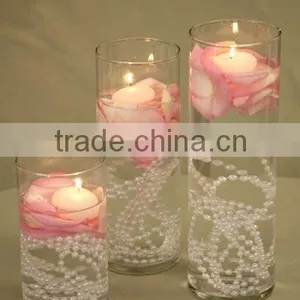 White / Pink Round Floating Candle on Water for Home Decorative Scented Candles thumbnail-1