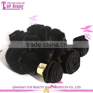Qingdao High Quality100% Virgin Indian Remy Temple Hair Wholesale Weaving Hair and Beauty Supplies thumbnail-3