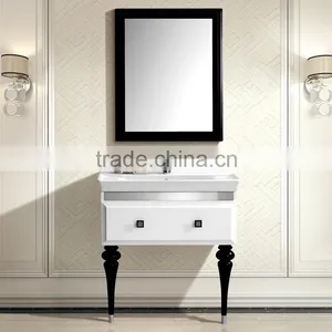 WTS-857Y Design Element Pearl White Solid Wood 30-inch Modern Bathroom Vanity Set thumbnail-5