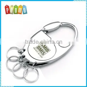 Four-ring Metal Key Chain,customized Key Chains,thin Metal Chain thumbnail-1