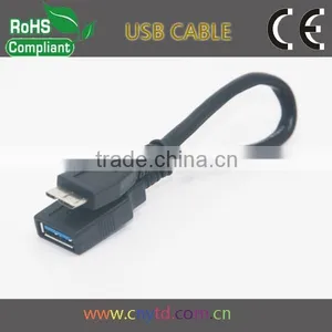 18cm Black Micro Usb 3.0 Otg Cable thumbnail-3