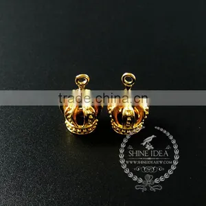 11*18mm Gold Plated Crown Pendant Charm DIY Earrings Chandelier Jewelry Supplies 1850248 thumbnail-1
