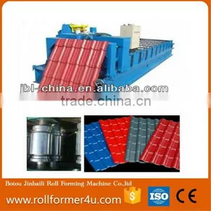 Full Auto Glaze Stee Tile Roll Forming Machine For Steel Construction With High Quality thumbnail-3