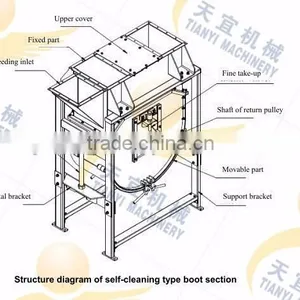 China Professional Stainless Steel Round Chain Vertical Conveyor for Cement Industry thumbnail-4
