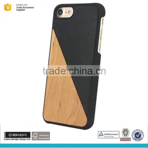 Fashion Design New Wooden Phone Case for Iphone 7 Leather Case thumbnail-3